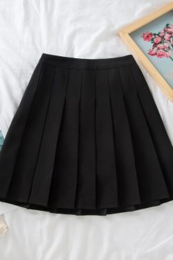 Plus Size High Waist Pleated Skirt for Women, JK Style A-Line Checkered Skirt, Summer Slimming Half Skirt, Korean Fashion