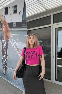 Plus Size High Waist Slimming Midi Skirt - Versatile American Style Work Skirt for Summer Fashion