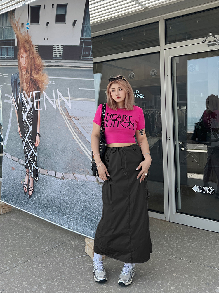 Plus Size High Waist Slimming Midi Skirt - Versatile American Style Work Skirt for Summer Fashion Plus Size High Waist Slimming Midi Skirt - Versatile American Style Work Skirt for Summer Fashion