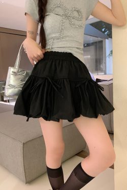 Plus-Size High-Waisted Bow Bud Half Skirt for Women - Slimming A-Line Puff Cake Skirt for Spring and Summer Fashion