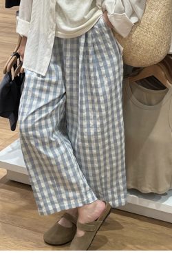 Plus Size High-Waisted Loose Wide-Leg Balloon Pants for Women, Casual Floral Trousers for Summer, Trendy Y2K Style