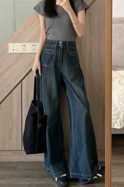 Plus Size High-Waisted Loose Wide-Leg Jeans for Curvy Women - Slimming Straight-Leg Style for Pear-Shaped Body - 2025 Trend