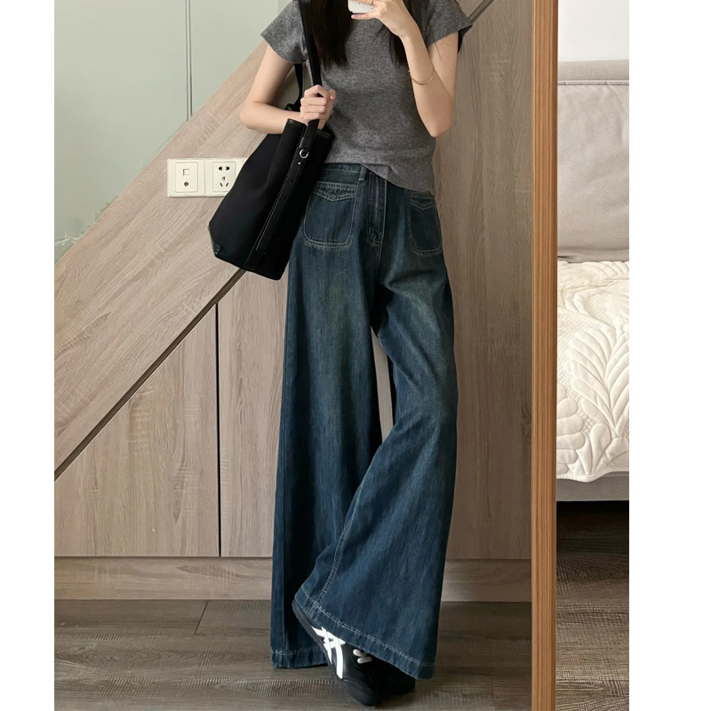 Plus Size High-Waisted Loose Wide-Leg Jeans for Curvy Women - Slimming Straight-Leg Style for Pear-Shaped Body - 2025 Trend Plus Size High-Waisted Loose Wide-Leg Jeans for Curvy Women - Slimming Straight-Leg Style for Pear-Shaped Body - 2025 Trend