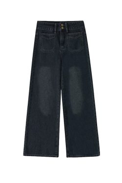 Plus Size High-Waisted Loose Wide-Leg Jeans for Curvy Women - Slimming Straight-Leg Style for Pear-Shaped Body - 2025 Trend