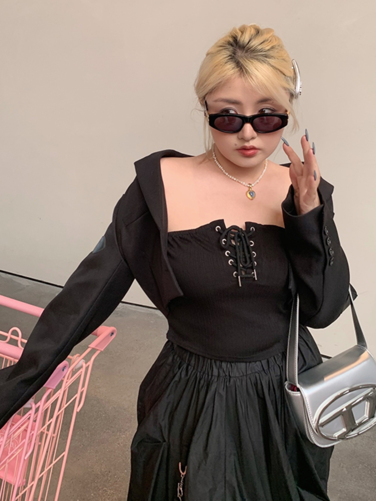 Plus Size Irregular Cape Blazer for Women, Long Sleeve Summer Sun Protection Top, Lightweight Fashion Outerwear Plus Size Irregular Cape Blazer for Women, Long Sleeve Summer Sun Protection Top, Lightweight Fashion Outerwear