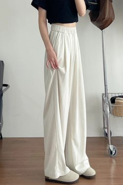 Plus-Size Japanese Style Summer Wide-Leg Pants for Women - Casual Loose Relaxed Fit, Flattering Thin Design