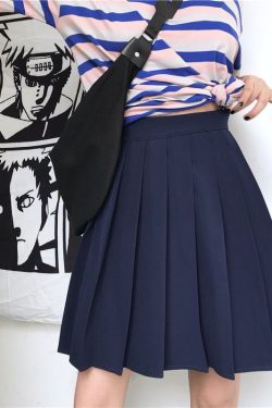 Plus Size JK Plaid Skirt, Women's High-Waisted A-Line, College Style Pleated Uniform Skirt, Summer Fashion for Plus-Size Girls