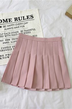 Plus Size Pleated High-Waisted A-Line Midi Skirt for Women, Korean Style Versatile Academy Look, Wrinkled Suit Design