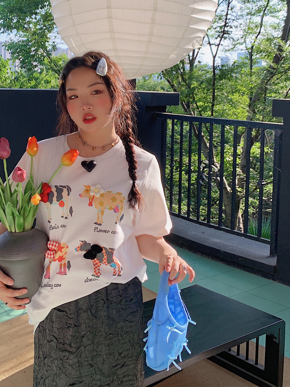 Plus Size Printed Short Sleeve T-Shirt for Women - Loose Round Neck Summer Top, Trendy Gold Design, 2025 Fashion Essential Plus Size Printed Short Sleeve T-Shirt for Women - Loose Round Neck Summer Top, Trendy Gold Design, 2025 Fashion Essential