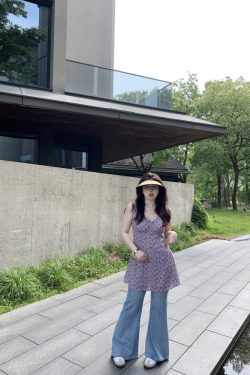 Plus-Size Retro Light Blue Stretchy Butt-Lifting Slim-Fit Flared Pants - Supermodel Shaping for a Chic 90s Look