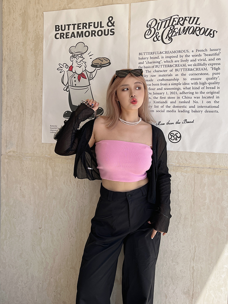 Plus Size Sexy Strapless Sleeveless Top - Sugar American Style Must-Have for Summer Fashion - Trendy Casual Wear Plus Size Sexy Strapless Sleeveless Top - Sugar American Style Must-Have for Summer Fashion - Trendy Casual Wear