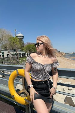 Plus Size Sexy Women's Elastic Slimming T-Shirt - Versatile Hot Girl Summer Must-Have Top for Y2K and Casual Style