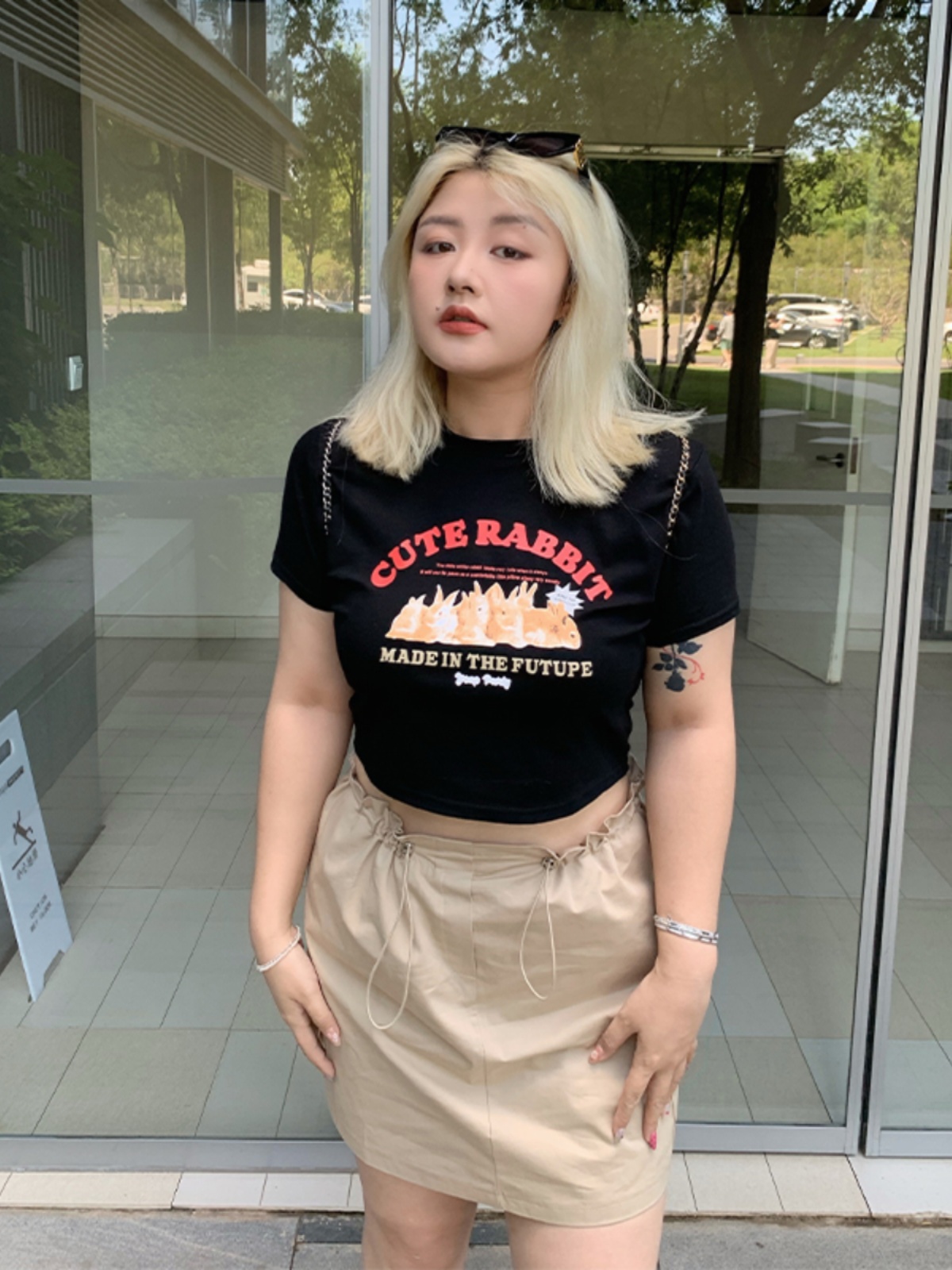 Plus Size Stylish Summer Anti-Exposure Tie-Up Short Skirt - Slimming Versatile Workwear for Effortless Y2K Fashion Plus Size Stylish Summer Anti-Exposure Tie-Up Short Skirt - Slimming Versatile Workwear for Effortless Y2K Fashion