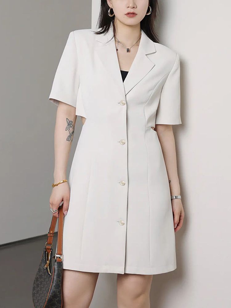 Plus-Size Summer Dress for Curvy Women, Waist-Revealing Design, Chic French Style, Available in Long and Short Lengths Plus-Size Summer Dress for Curvy Women, Waist-Revealing Design, Chic French Style, Available in Long and Short Lengths