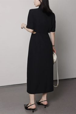 Plus-Size Summer Dress for Curvy Women, Waist-Revealing Design, Chic French Style, Available in Long and Short Lengths