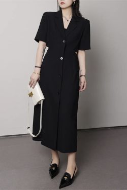 Plus-Size Summer Dress for Curvy Women, Waist-Revealing Design, Chic French Style, Available in Long and Short Lengths