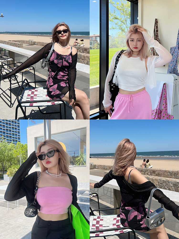 Plus Size Summer Long Sleeve Cardigan - Sugar Hot Girl Thin Loose Fit with Sun Protection - Trendy Casual Layering Essential Plus Size Summer Long Sleeve Cardigan - Sugar Hot Girl Thin Loose Fit with Sun Protection - Trendy Casual Layering Essential