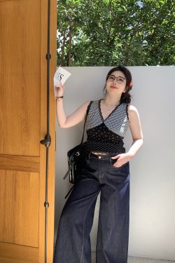 Plus Size Sweetheart Plaid Splicing Floral Cardigan and Vest Dress Set - Sweet and Spicy Style for 90s and Y2K Fashion