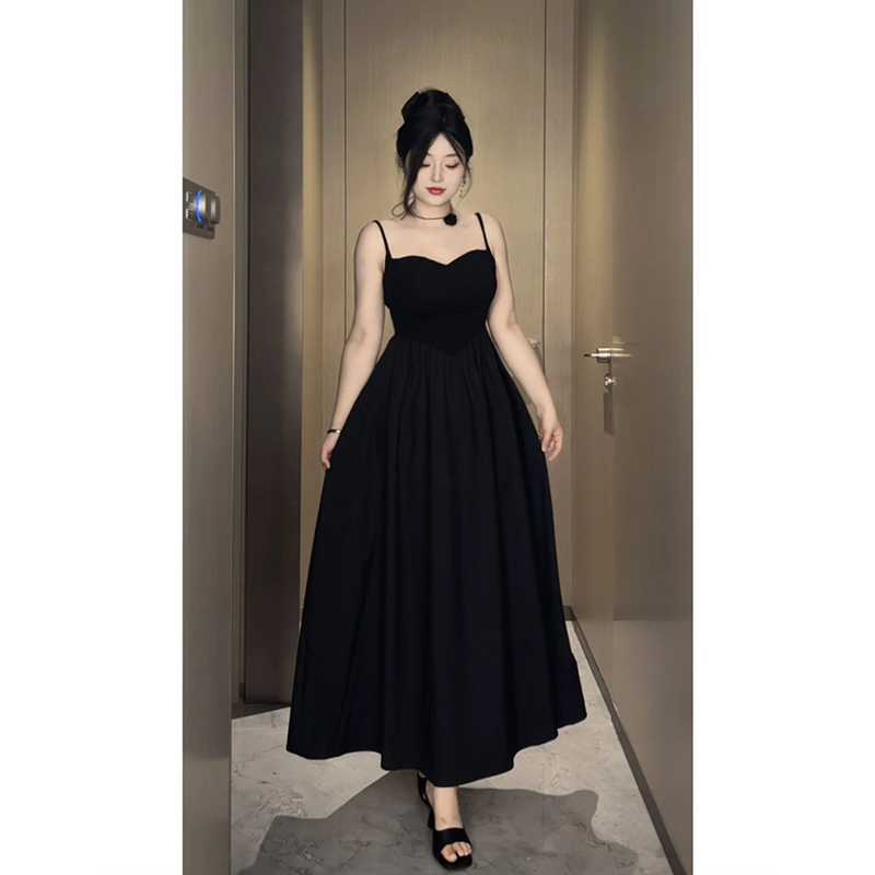 Plus-Size White Camisole Dress for Curvy Figures - French Style, Waist-Cinching, Flattering Sleeveless Summer Dress Plus-Size White Camisole Dress for Curvy Figures - French Style, Waist-Cinching, Flattering Sleeveless Summer Dress