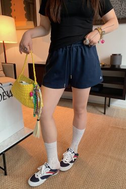 Plus Size Women's A-Line Sports Shorts for Summer 2025 - Slimming Leisurewear, Casual Fit, Trendy Summer Style