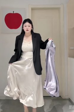 Plus-Size Women's Acetate Satin High-Waisted Midi Skirt - Versatile Solid Color for Spring 2025, Perfect for Curvy Styles