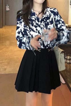 Plus-Size Women's High-Waisted Pleated A-Line Skirt, Flattering Half-Length Design for Spring/Summer 2024, Trendy Plus-Size Fashion