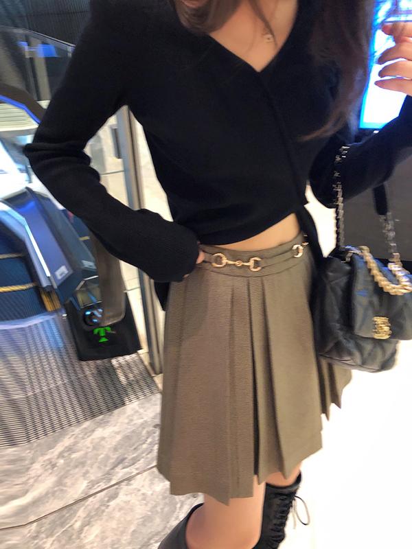 Plus-Size Women's High-Waisted Pleated A-Line Skirt, Flattering Half-Length Design for Spring/Summer 2024, Trendy Plus-Size Fashion Plus-Size Women's High-Waisted Pleated A-Line Skirt, Flattering Half-Length Design for Spring/Summer 2024, Trendy Plus-Size Fashion