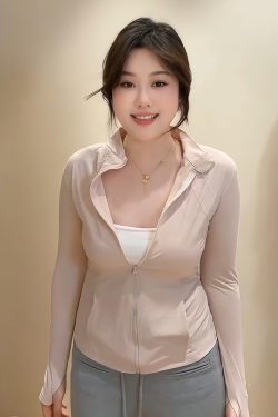 Plus-Size Women's Hooded Yoga Jacket, Stand-Collar Sun Protection, Slim Fit Summer Style 2025 for Curvy Women