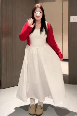 Plus-Size Women's Korean-Style Camisole Dress and Knitted Cardigan Set - 2025 Early Spring Collection