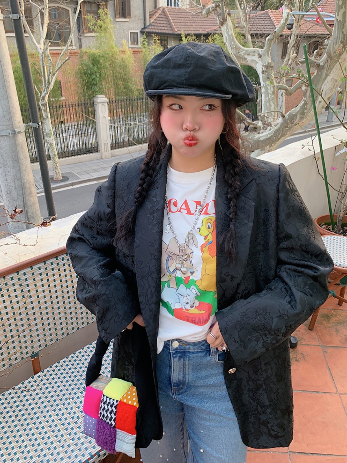 Plus Size Women's Printed Short Sleeve T-Shirt - Gold Support Design, Spring Summer 2025, Casual Base Top, Y2K Style Plus Size Women's Printed Short Sleeve T-Shirt - Gold Support Design, Spring Summer 2025, Casual Base Top, Y2K Style