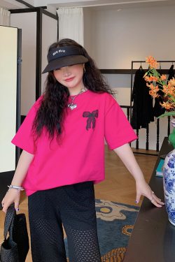 Plus Size Women's Short Sleeve T-Shirt, Summer 2025 Loose Fit Top, Flattering Belly-Covering Design, Casual Everyday Wear