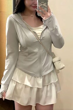 Plus Size Women's Summer Sports Cardigan - Thin Sun Protection Jacket for Cool Comfort - Slimming Outerwear for Chubby Fit