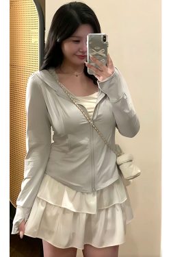 Plus Size Women's Summer Sports Cardigan - Thin Sun Protection Jacket for Cool Comfort - Slimming Outerwear for Chubby Fit