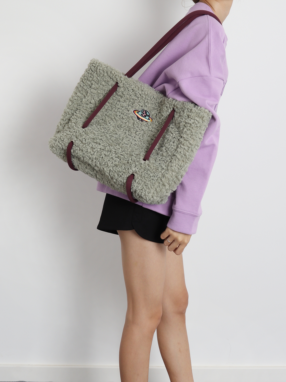 Plush Tote Bag for Women - 2023 Autumn Winter Minimalist Niche Design, Large Capacity High-End Feel Handbag Plush Tote Bag for Women - 2023 Autumn Winter Minimalist Niche Design, Large Capacity High-End Feel Handbag