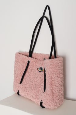 Plush Tote Bag for Women - 2023 Autumn Winter Minimalist Niche Design, Large Capacity High-End Feel Handbag