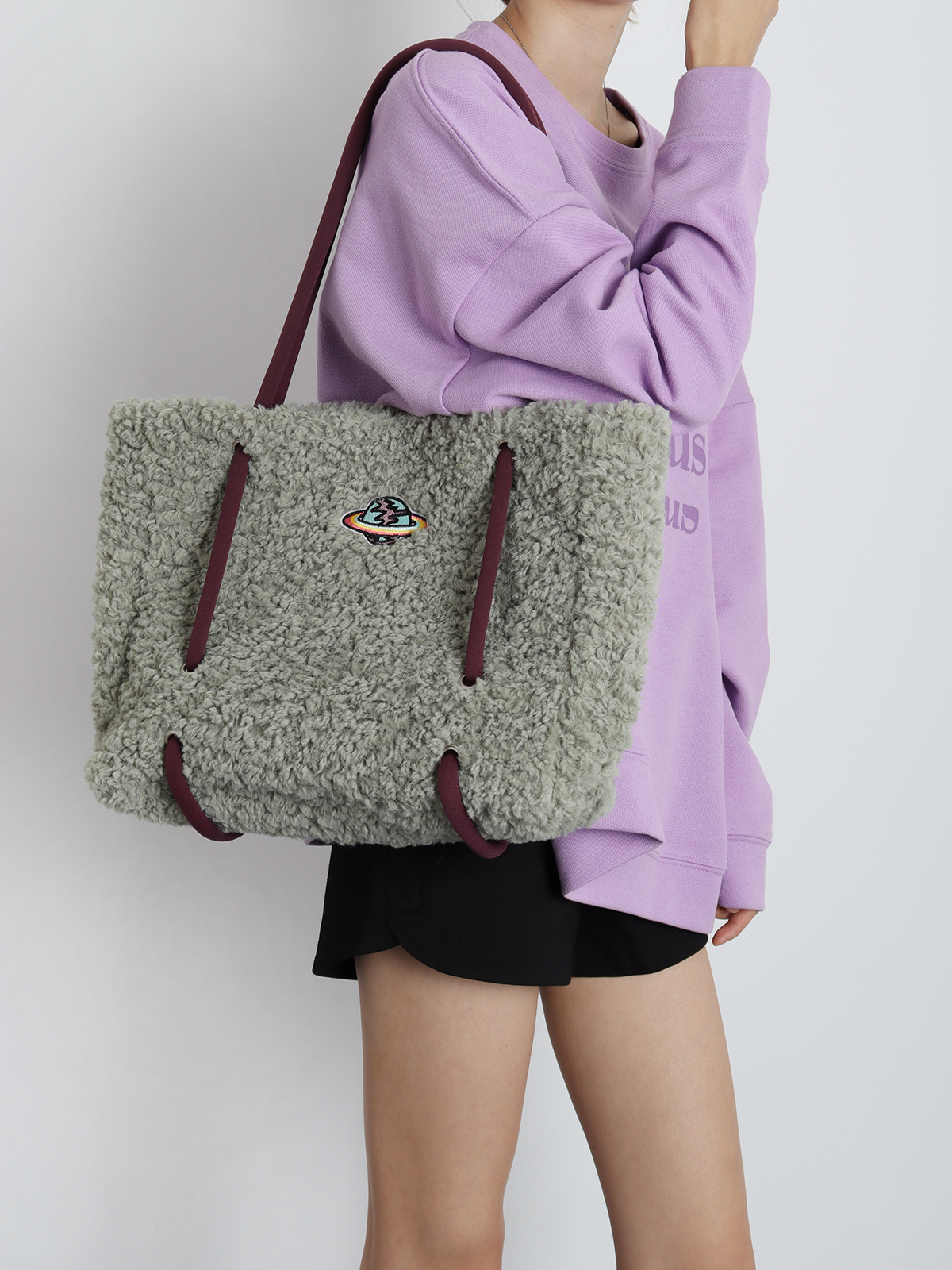 Plush Tote Bag for Women - 2023 Autumn Winter Minimalist Niche Design, Large Capacity High-End Feel Handbag Plush Tote Bag for Women - 2023 Autumn Winter Minimalist Niche Design, Large Capacity High-End Feel Handbag