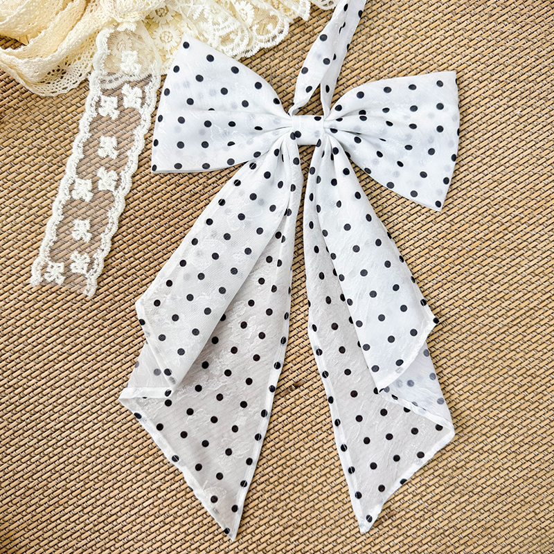 Polka Dot Bow Tie Uniform Accessory - Adjustable Pudding Bear Inspired JK Style Bowknot for Cute Fashion Looks Polka Dot Bow Tie Uniform Accessory - Adjustable Pudding Bear Inspired JK Style Bowknot for Cute Fashion Looks