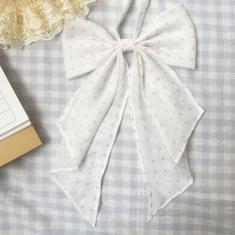 Polka Dot Bow Tie Uniform Accessory - Adjustable Pudding Bear Inspired JK Style Bowknot for Cute Fashion Looks Polka Dot Bow Tie Uniform Accessory - Adjustable Pudding Bear Inspired JK Style Bowknot for Cute Fashion Looks