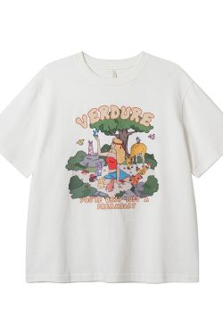 Printed Short Sleeve T-shirt for Women - Summer 2025 Pure Cotton Loose Fit, Ideal for Petite Sizes, Casual Everyday Style