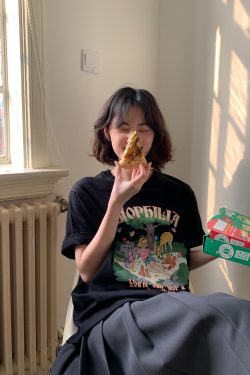 Printed Short Sleeve T-shirt for Women - Summer 2025 Pure Cotton Loose Fit, Ideal for Petite Sizes, Casual Everyday Style