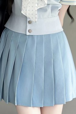 Purple Pudding Bear JK Uniform Sailor Suit - Japanese College Style Waist-Defined Navy Collar Set for Trendy Y2K Fashion