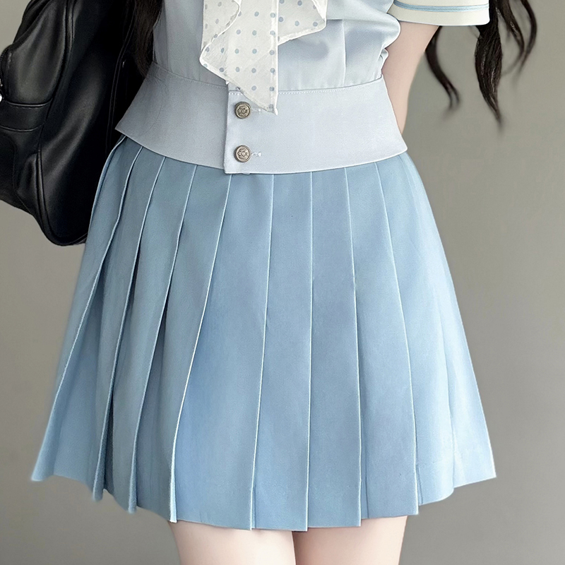 Purple Pudding Bear JK Uniform Sailor Suit - Japanese College Style Waist-Defined Navy Collar Set for Trendy Y2K Fashion Purple Pudding Bear JK Uniform Sailor Suit - Japanese College Style Waist-Defined Navy Collar Set for Trendy Y2K Fashion