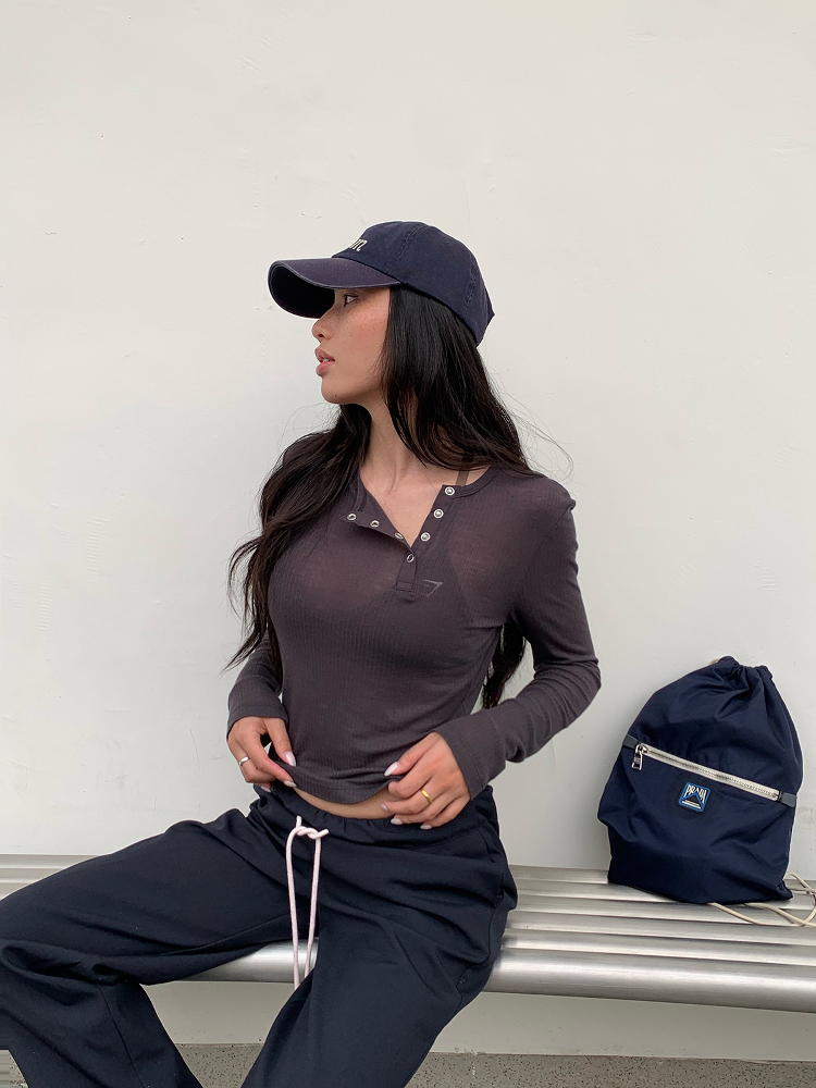 Rebellious Aesthetics Slanted Buckle Design Tencel Tee - Nonconformist Style, 90s Inspired Fashion Top Rebellious Aesthetics Slanted Buckle Design Tencel Tee - Nonconformist Style, 90s Inspired Fashion Top