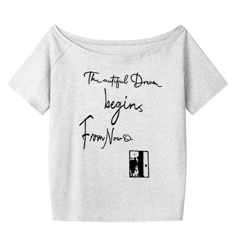 Red One-Shoulder Short Sleeve Women's Summer Letter Print Casual T-Shirt - Stylish Slanted Shoulder Top for Hot Girl Vibes Red One-Shoulder Short Sleeve Women's Summer Letter Print Casual T-Shirt - Stylish Slanted Shoulder Top for Hot Girl Vibes