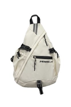 Reflective Cycling Crossbody Bag for Night Safety - 2025 Summer Travel Backpack for Outdoor Sports and Adventure