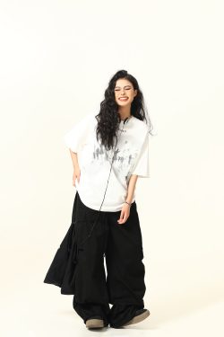 Retro Alien Print Short-Sleeve T-Shirt for Men and Women, Loose Fit Summer Top, Vintage 90s Style, Unisex Fashion Tee