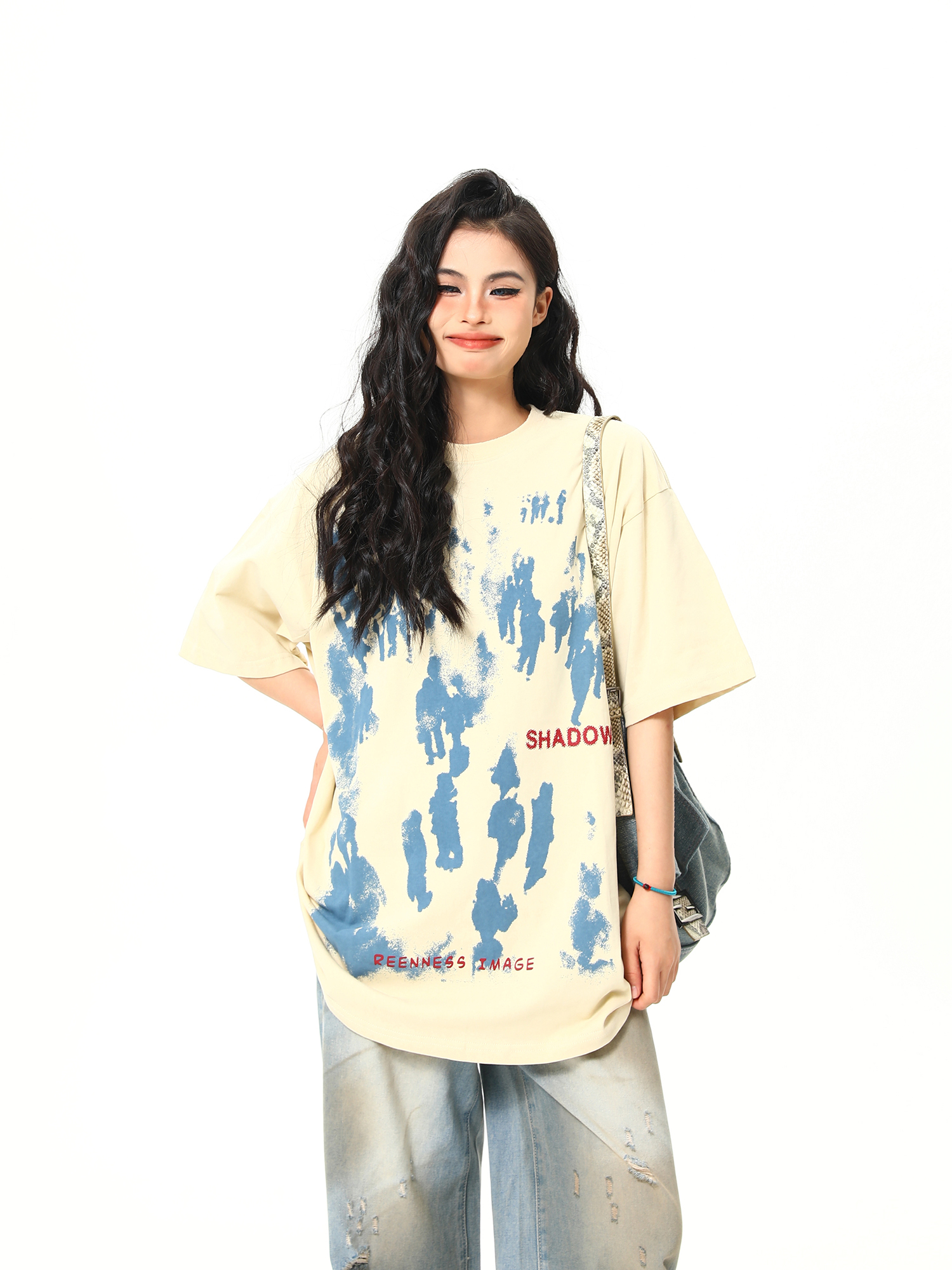 Retro American Life Graphic Printed Short Sleeve T-Shirt for Men and Women, Summer Casual Pure Cotton Couple Tee Retro American Life Graphic Printed Short Sleeve T-Shirt for Men and Women, Summer Casual Pure Cotton Couple Tee