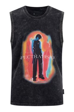 Retro American Sleeveless Vest for Summer - Trendy Street Style Shoulder Top in Wild A-Zi Design