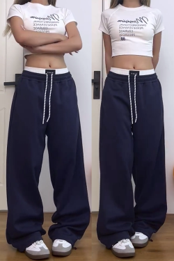 Retro American-Style Elastic Waist Cargo Pants for Women - Trendy Casual Summer 2025 Fashion Must-Have