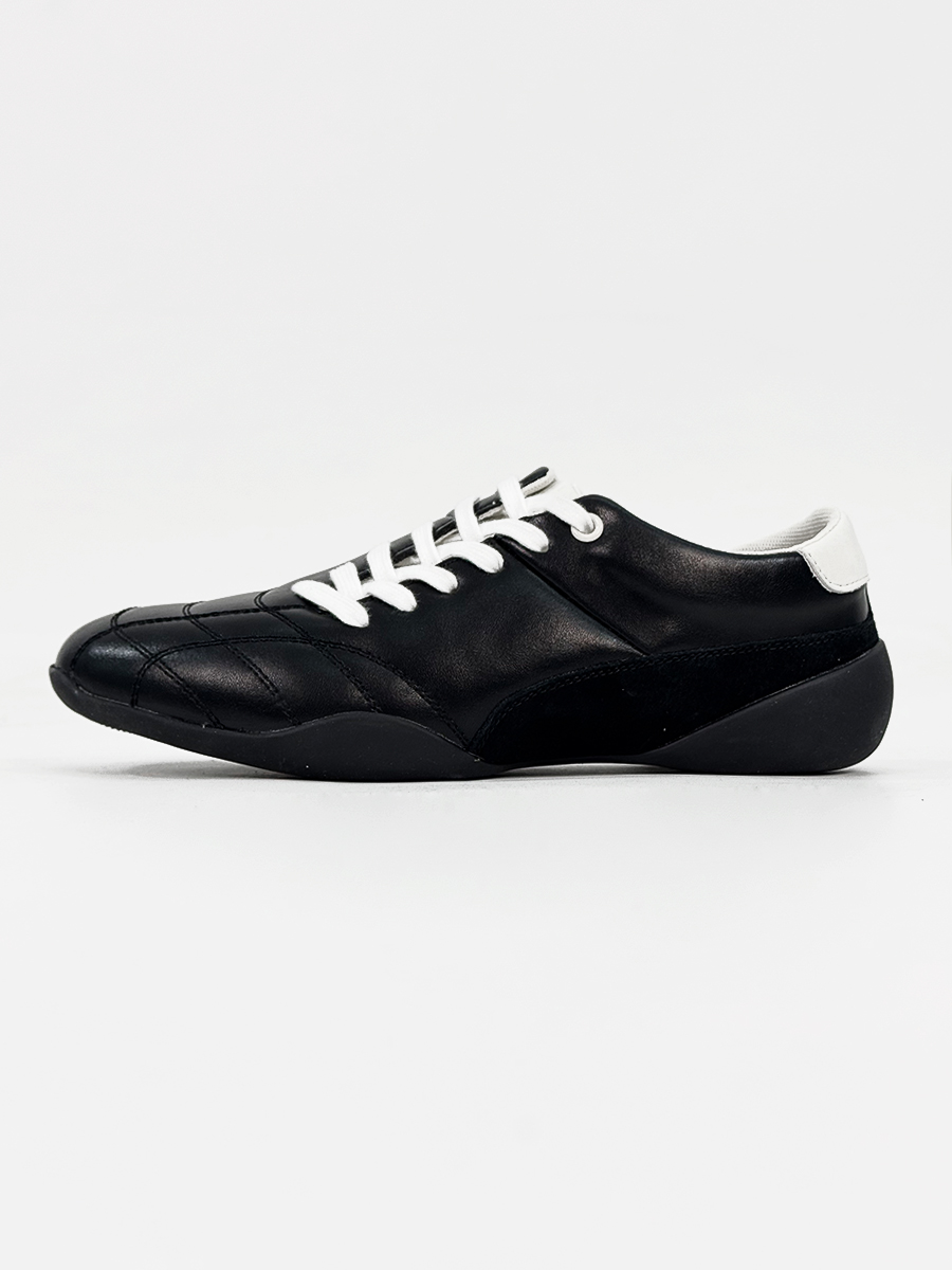 Retro American-Style Leather Derby Shoes for Men and Women, Thin-Soled Sporty Commuting Footwear, Trendy Ballet-Inspired Design Retro American-Style Leather Derby Shoes for Men and Women, Thin-Soled Sporty Commuting Footwear, Trendy Ballet-Inspired Design